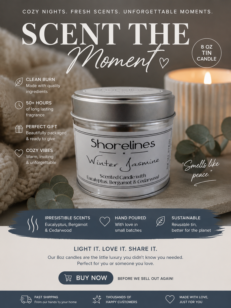 Winter Jasmine Scented Candle — photo 2